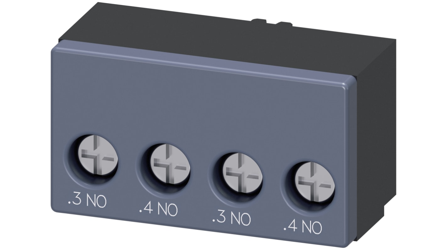 Siemens 3RA6913-1A, starter motore avanzato con contatti ausiliari e interruttore a innesto, compatto e conforme agli standard SIRIUS.
