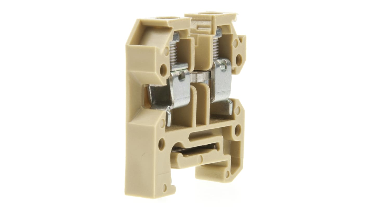 Morsetto per guida DIN Weidmüller 294360000 - Terminale standard AKZ 400V, 6,1mm - Resistente a polvere e gas, protezione contro il fuoco - Adatto per meccanismi di commutazione, pannelli di controllo e quadri di distribuzione.