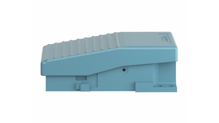 Interruttore a pedale instabile On-Off Schneider Electric XPEM111, IP66, 2NO/2NC, contenitore metallico, tensione 240V AC, 250V DC.