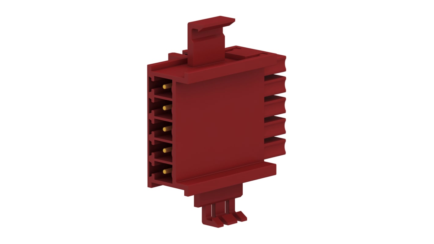 Connettore bus di espansione Preventa XPSMCMCN0000SG per controller di sicurezza Schneider Electric. 5 pin, compatibile con guida DIN Omega da 35 mm. Certificato TUV SUD Cat. 4, PLe.