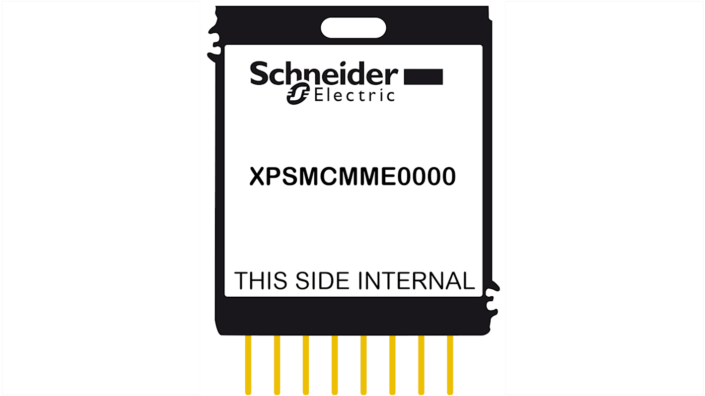 Scheda di memoria Schneider Electric XPSMCMME0000, 512 MB SDRAM, per salvataggio dati nei controller di sicurezza.