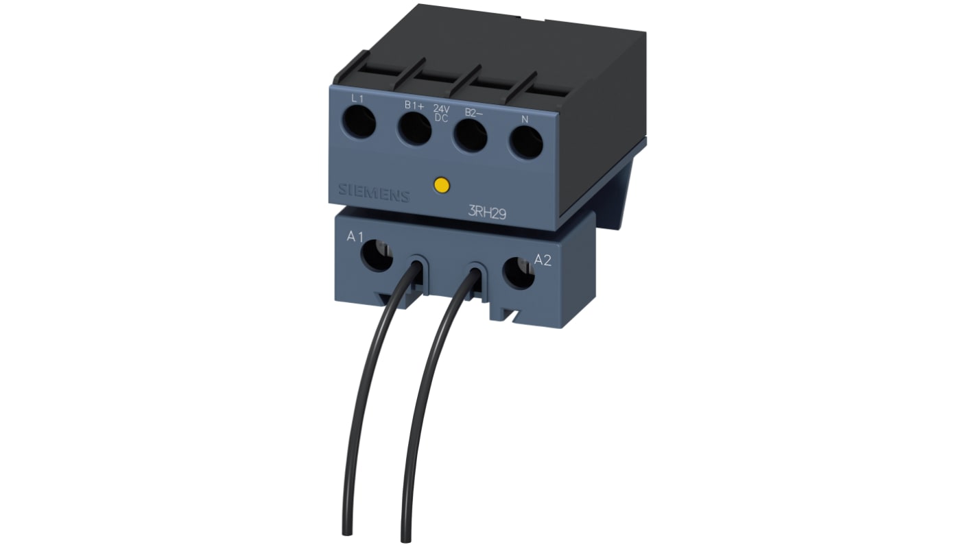 Accoppiamento per contattore motore Siemens 3RH2924-1GP11, unità ausiliaria per la gamma Sirius Innovation.