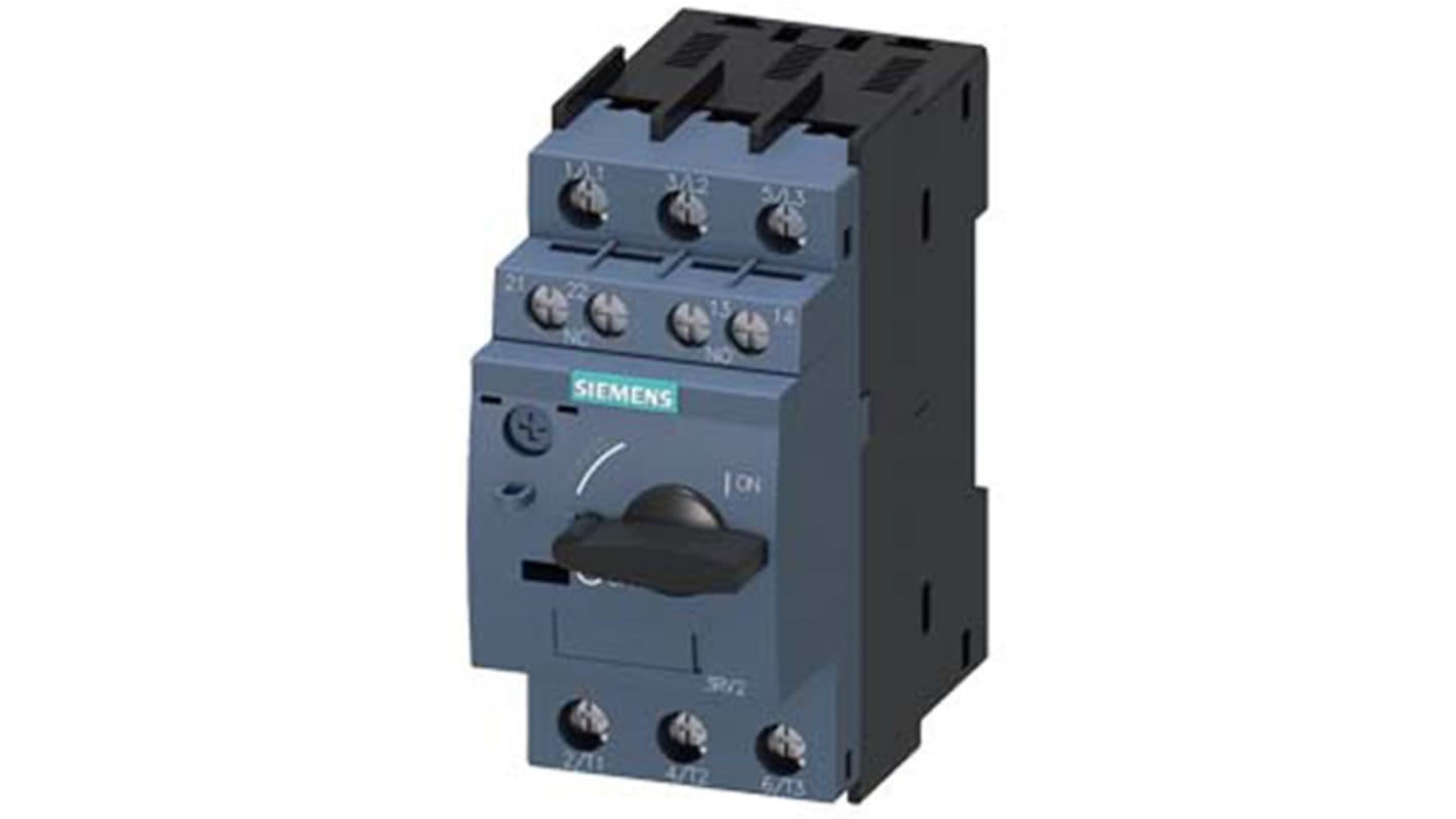 Interruttore automatico di protezione motore Siemens 3RV2011-1EA15 - Classe 10, 4A, IP20 - Ideale per ambienti industriali - Protezione da sovratensioni e sovracorrenti.