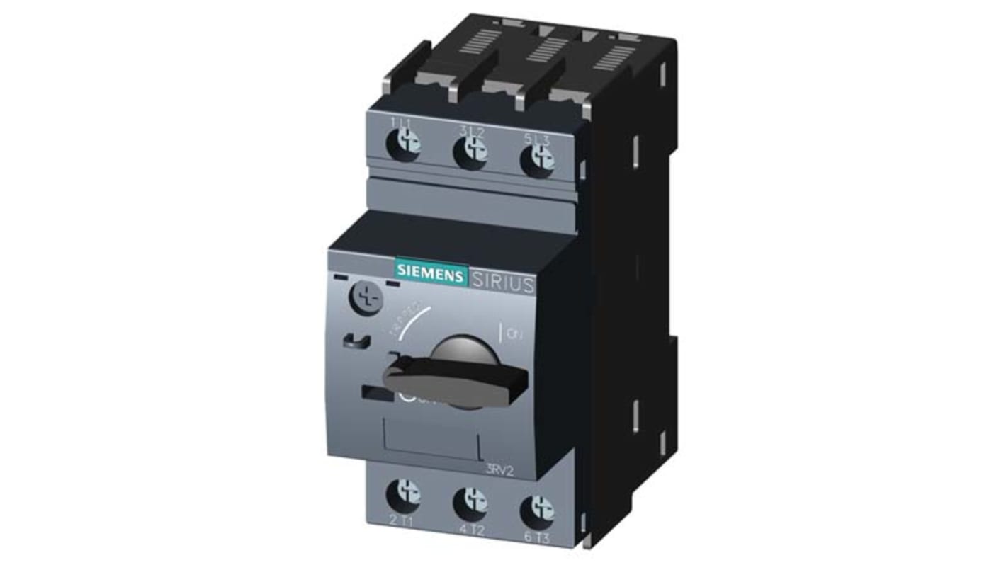 Interruttore automatico del motore Siemens 3RV2021-1HA10, 8A, Classe 10 - Protezione motori, 690V, CE/UL/CSA.