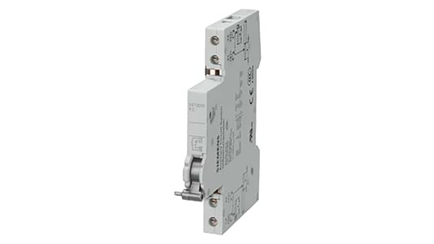 Siemens 5ST3020, dispositivo di segnalazione guasto serie 5ST3, compatibile con morsettiere tipo B e C.