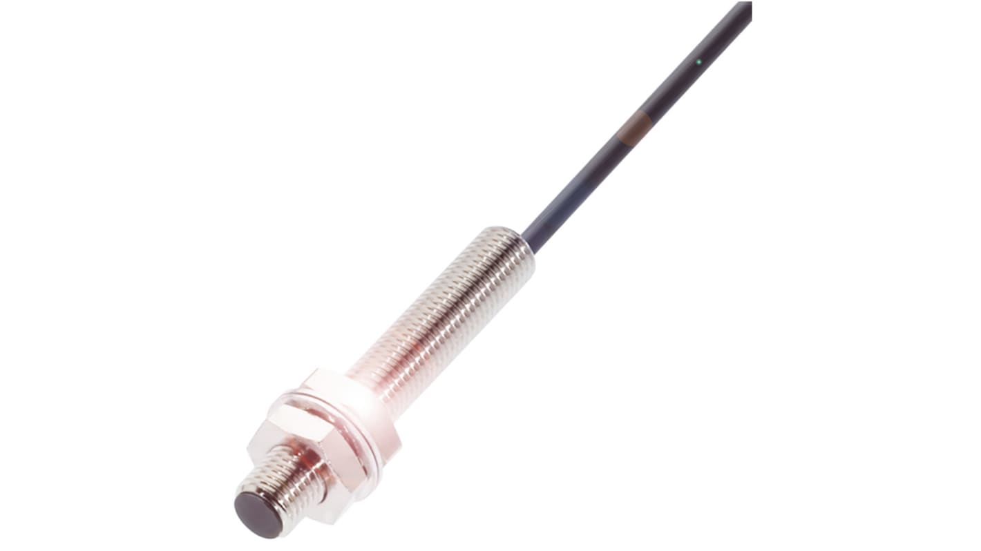 Sensore di prossimità cilindrico PNP BALLUFF BES M08MI-PSC20B-BP03, rilevamento 2 mm, IP67, montaggio a filo, temperatura -25/+70 °C.