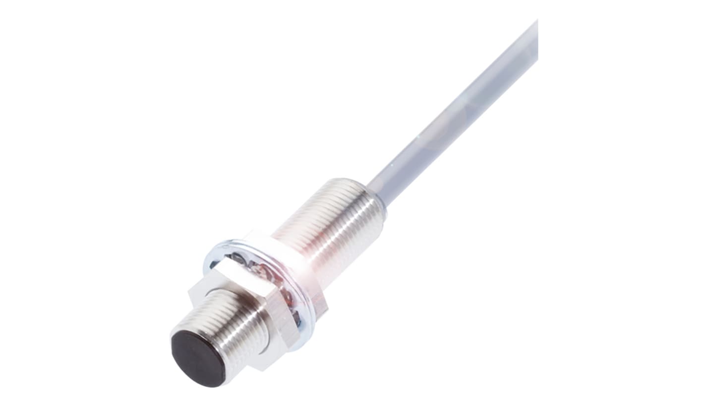 Sensore di prossimità cilindrico BALLUFF BES M12MG-USC30B-BV02, rilevamento 3 mm, alimentazione 10-36 V c.c., grado di protezione IP67.