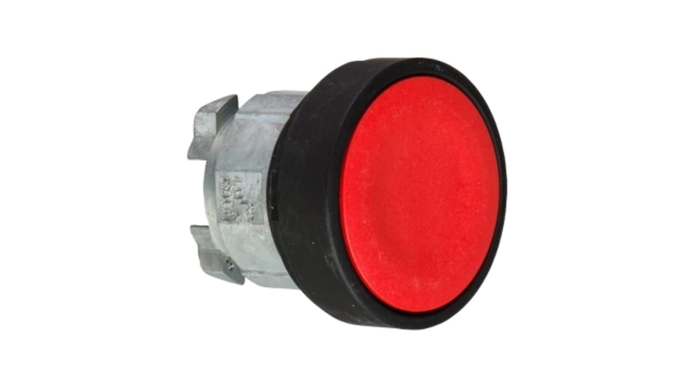 Attuatore pulsante instabile rosso, serie Harmony XB4 di Schneider Electric, diametro 28.5mm, grado di protezione IP66/IP67/IP69K.