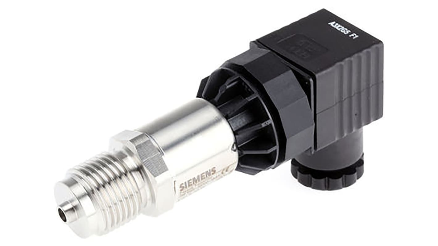 Sensore di pressione relativa Siemens 7MF1567-3DA00-1AA1, 100 bar, uscita 4-20 mA, montaggio filettato G1/2, IP65/IP67.