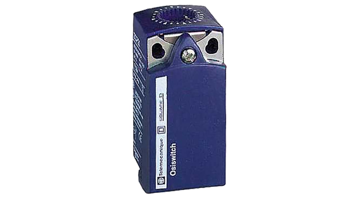Interruttore di fine corsa Telemecanique Sensors ZCP31, corpo metallico, contatti 2NA/1NC, IP66, dimensioni 31mm x 30mm x 65mm.