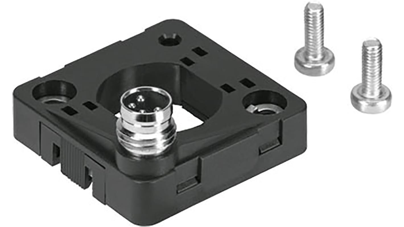 Pressostato Festo SASC-P4-A-M8-S, adattatore M8 x 1 per sensori di pressione, tensione 12-24V cc, uscita analogica.