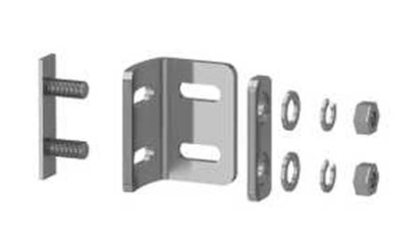 Barriera fotoelettrica Telemecanique Sensors XUSZBSC4 per applicazioni industriali, include accessori per montaggio.