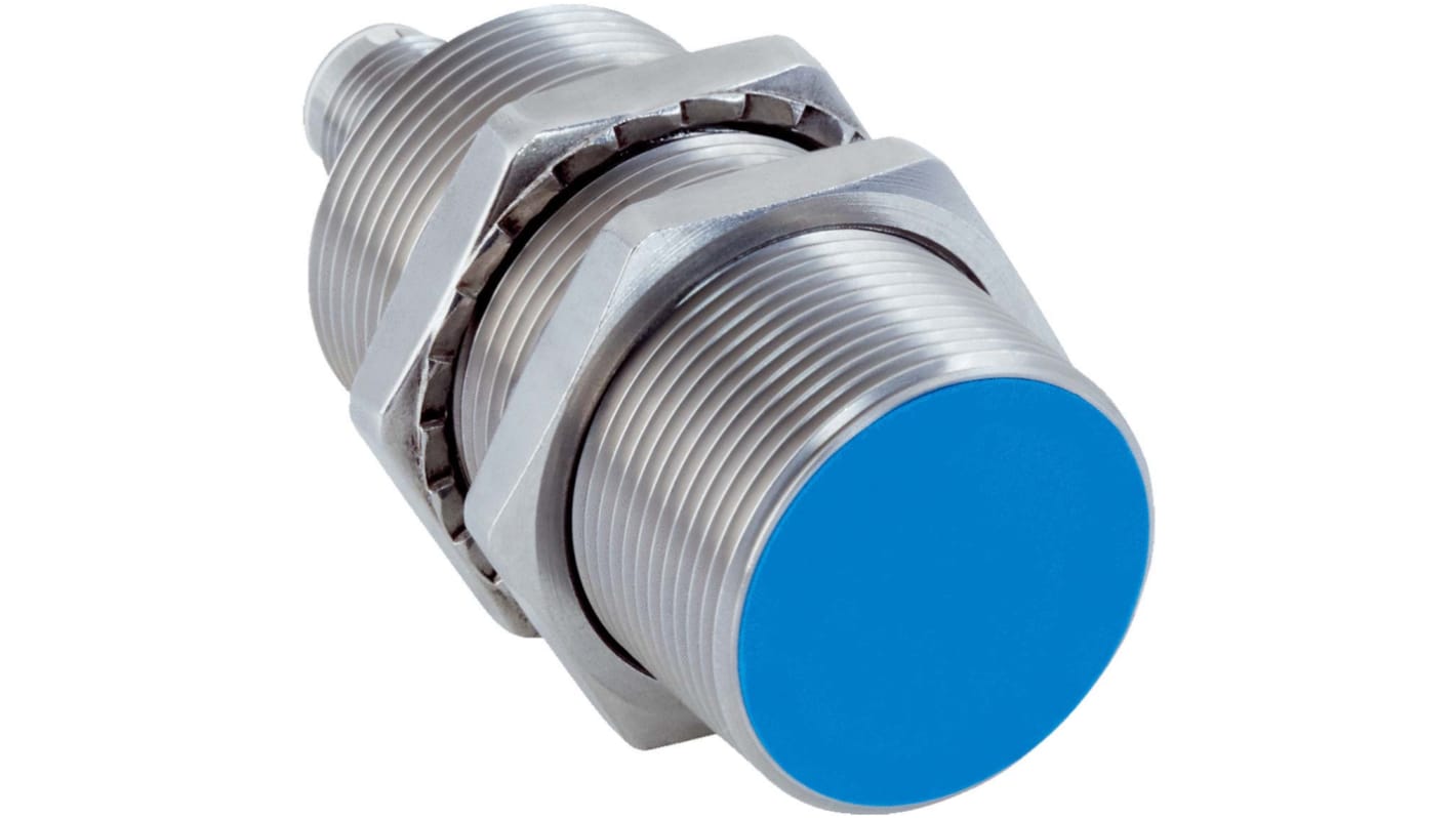 Sensore di prossimità cilindrico Sick IMB30-15BPPVC0S PNP, M30, rilevamento 15 mm, IP68/IP69K, acciaio inox, lunghezza 70.2 mm.