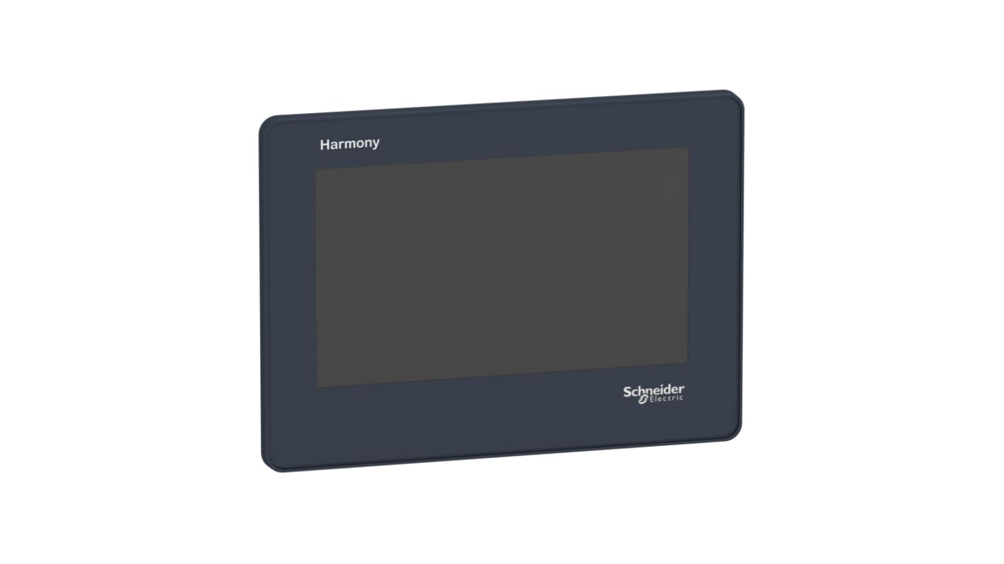 Schneider Electric HMISTO735, display HMI touch screen 4,3", risoluzione 480x272, montaggio rapido, IP65, 124,9x38,8x90,4 mm.