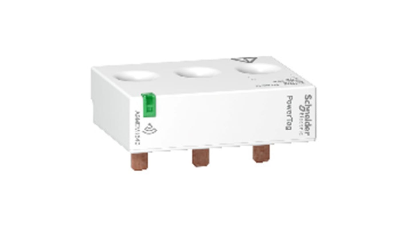 Schneider Electric, sensore di energia wireless Acti 9, corrente 63A, montaggio a innesto, dimensioni 54mm x 42.6mm x 16.5mm.