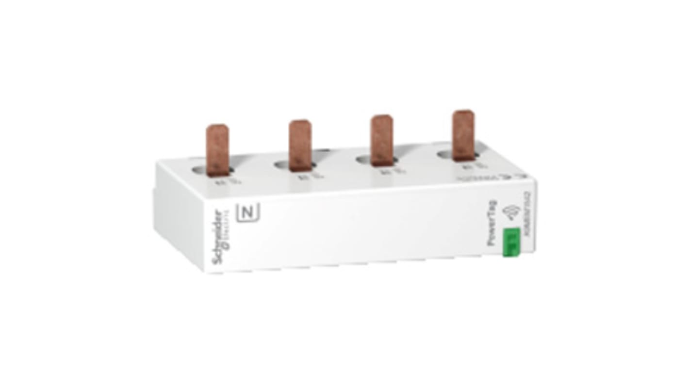 Schneider Electric A9MEM1542 Sensore di energia PowerTag Acti9 Wireless per monitoraggio morsettiere. Connettività Modbus TCP/IP per efficienza energetica.