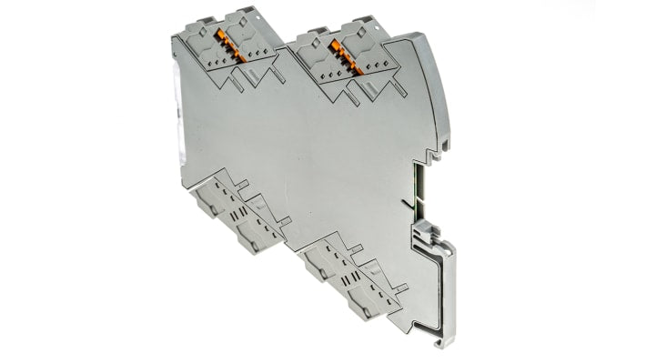 Phoenix Contact condizionatore di segnale MINI MCR ATEX, 4 vie, ingresso 0-12 V, montaggio su guida DIN, -40 a +70 °C.