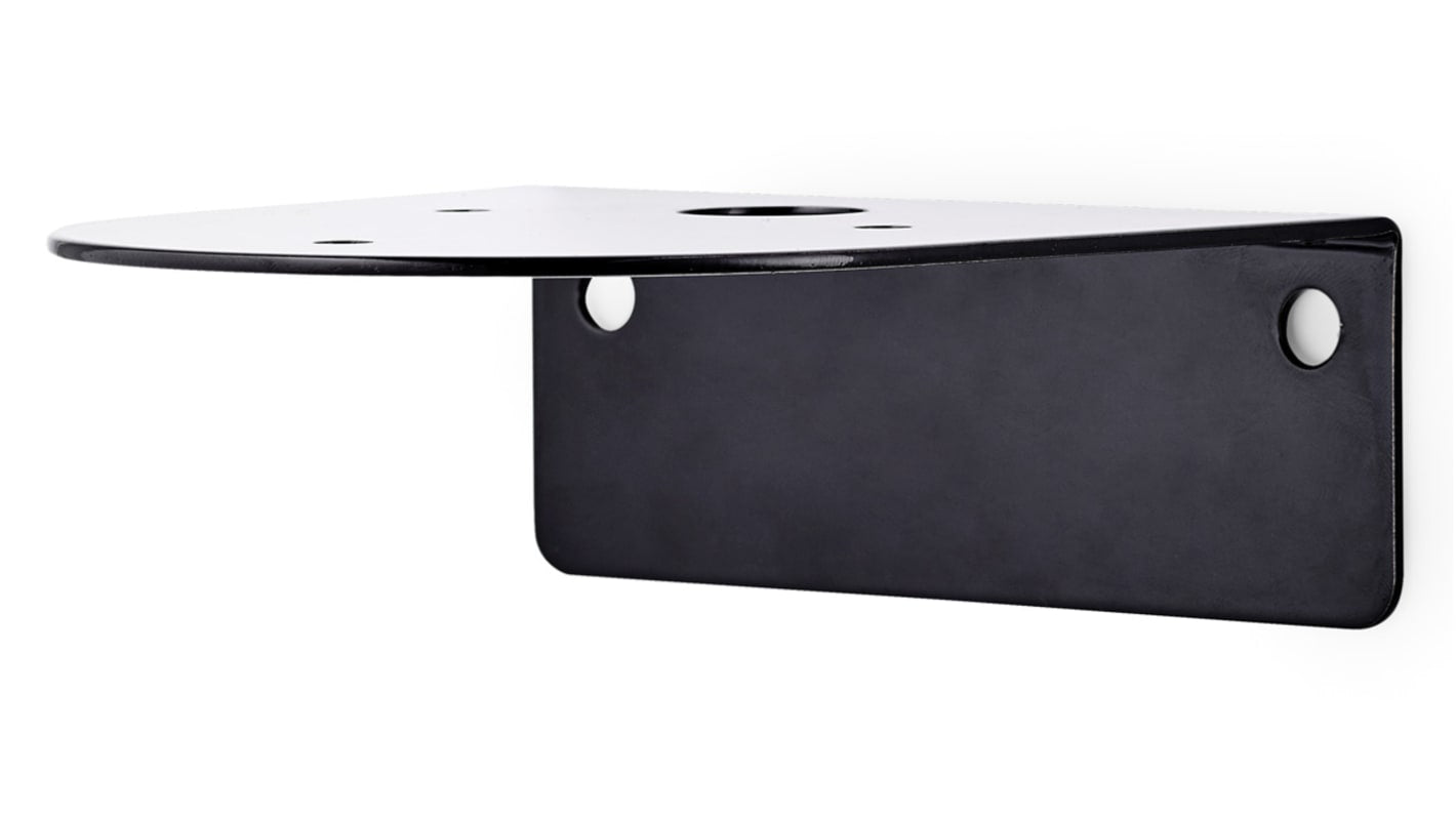 Staffa AUER Signal 822200900 per segnalatori luminosi serie G, colore nero, grado di protezione IP65, bloccaggio a baionetta.