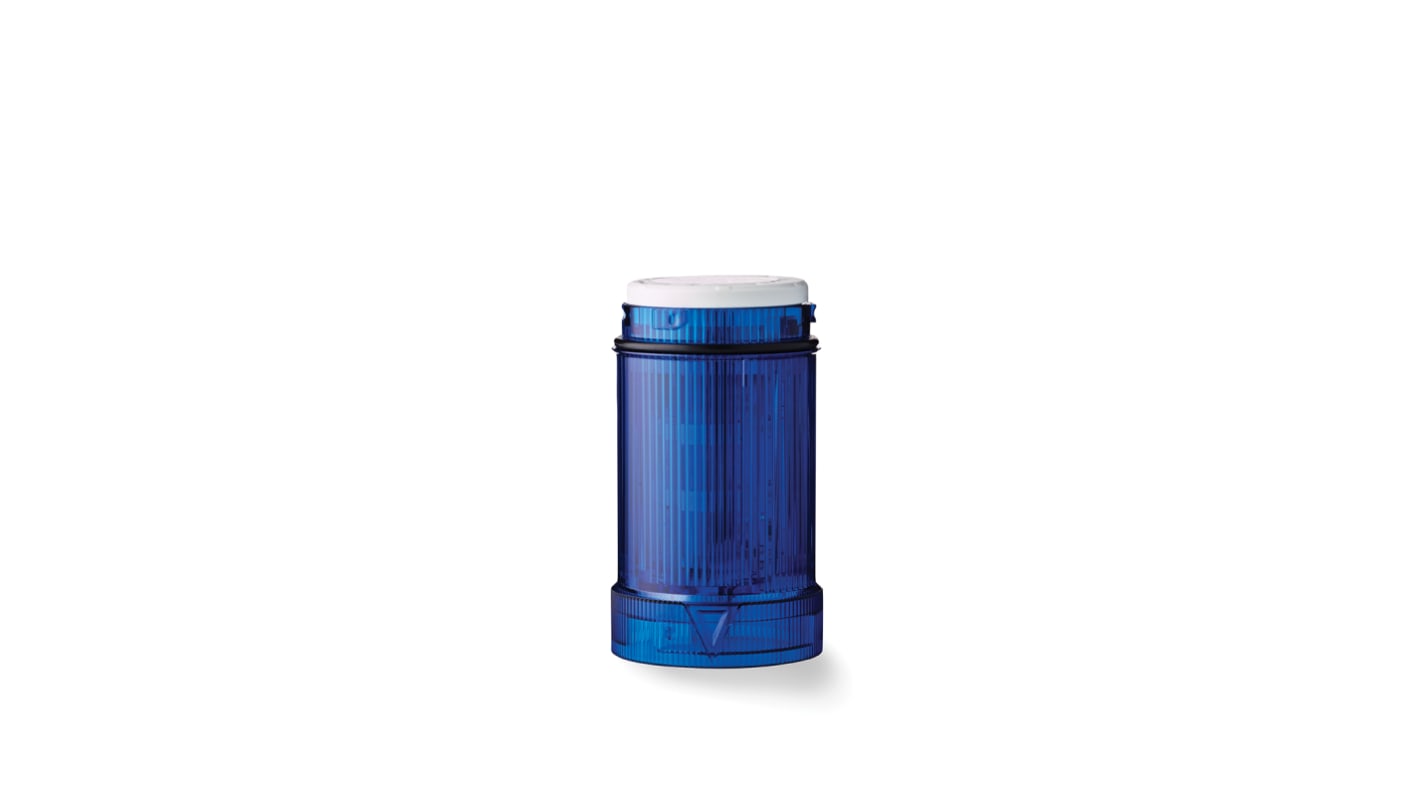 Modulo torretta di segnalazione AUER Signal 902015405, LED blu, 24 V, IP66, diametro 40 mm, altezza 62 mm, resistente alle vibrazioni.