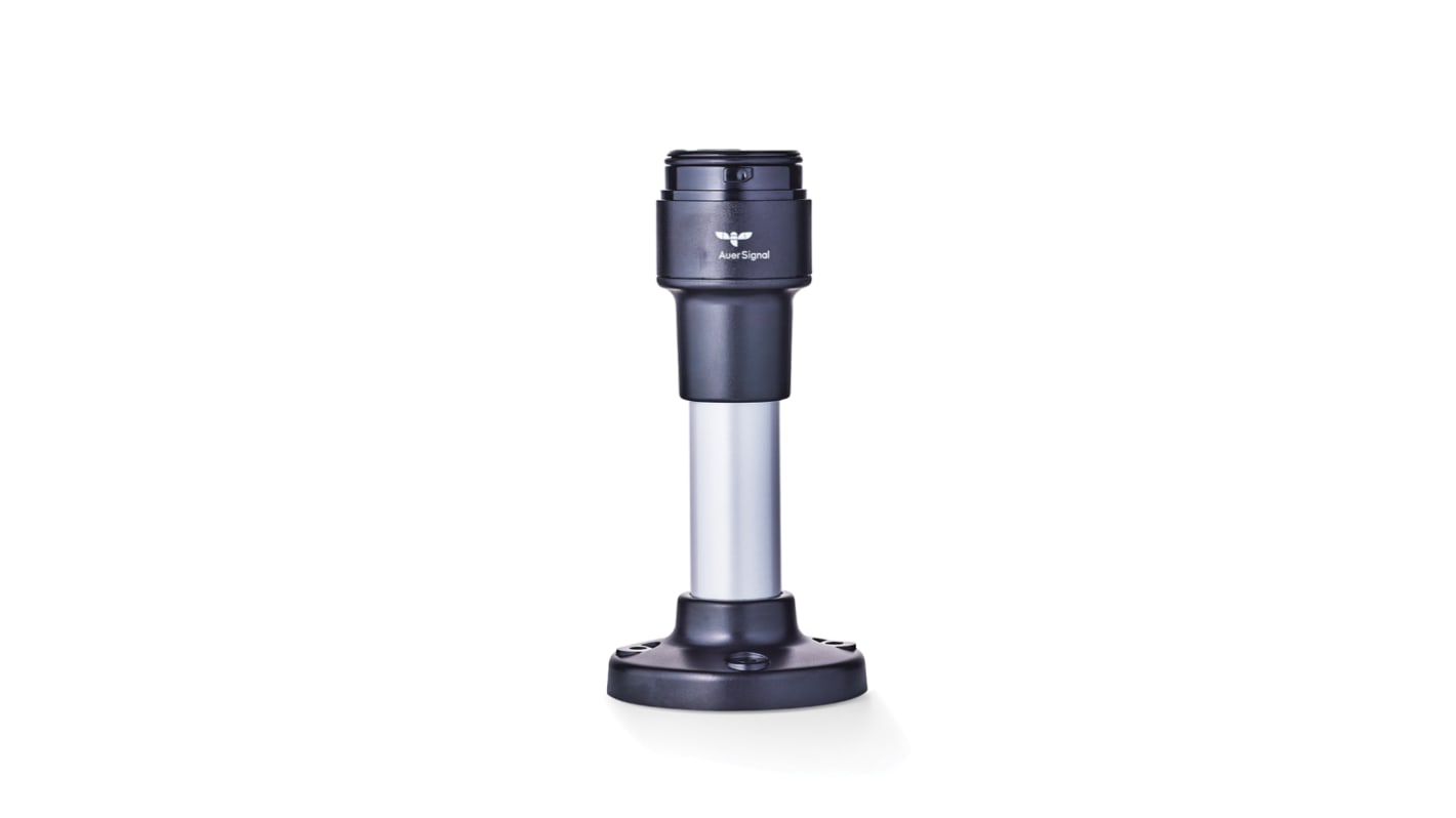 Base di montaggio AUER Signal - 902582900 per torrette di segnalazione ECOmodul Auer. Tubo di supporto da 100 mm per torrette LED. Robusto e versatile.