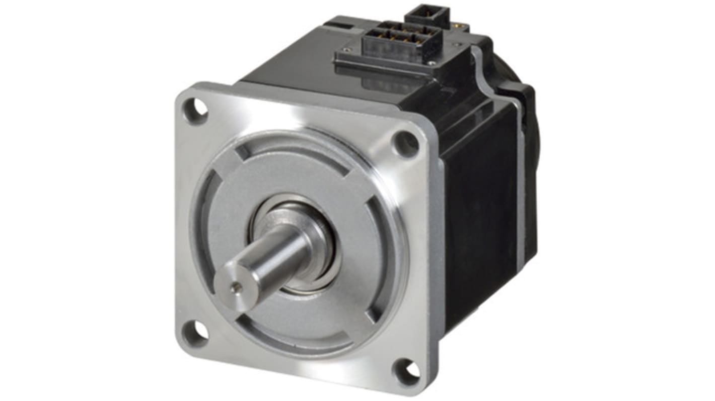 Servomotore Omron R88M-1M20030T-S2, 200 W, 0,63 Nm, 6000 giri/min, design compatto, dimensioni 60x60x79,5 mm.