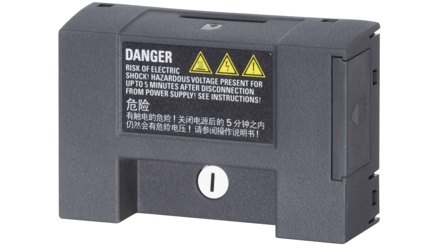 Caricatore parametro Siemens 6SL3255-0VE00-0UA1 per Sinamics V20, progettato per integrazione semplice e robusta.