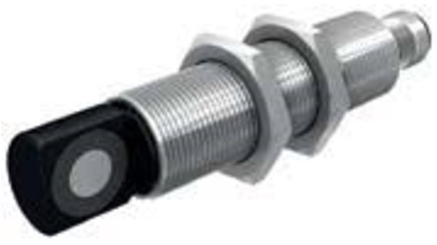Sensore di prossimità cilindrico Turck RU130U-M18E-LI8X2-H1151, PNP, ultrasuoni, IP67, rilevamento 150-1300 mm.