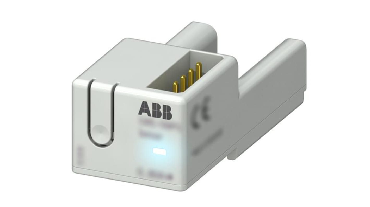 Sensore ABB CMS-122PS per monitoraggio circuiti, open-core 18mm, corrente massima 20A, installazione semplificata.