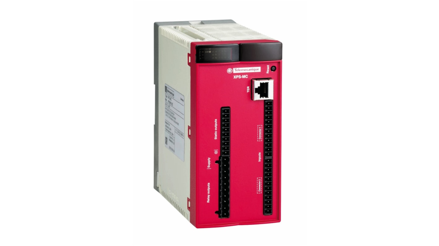 Controller di sicurezza Schneider Electric XPSMC16Z, 24 V c.c., progettato per applicazioni industriali.
