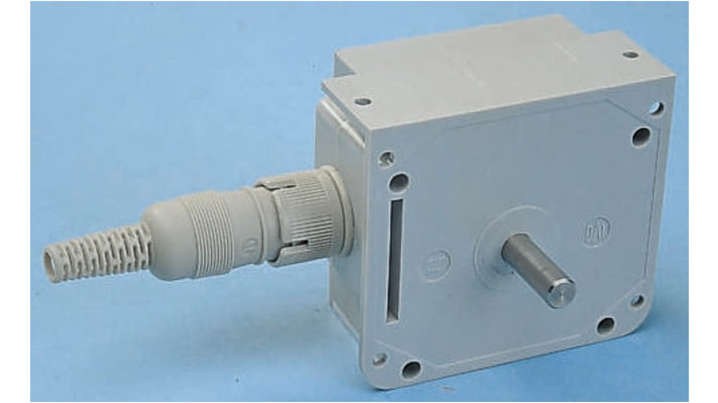 Baumer G 305.010A103000, encoder incrementale ottico HTL/push-pull, 50 impulsi/giro, montaggio superficiale, diametro albero 7 mm.