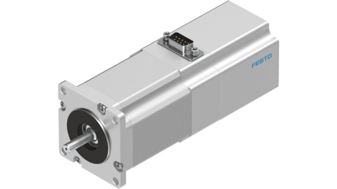 Motore passo passo ibrido Festo EMMS-ST-57-M-SB-G2, angolo di passo 1.8°, tensione 48 V, corrente nominale 5 A.
