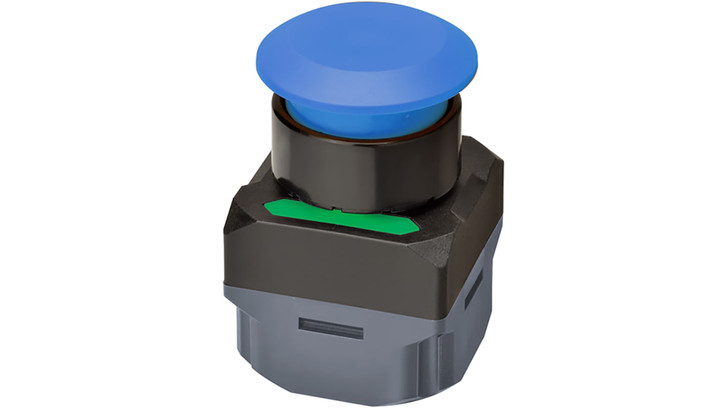 Omron A2W-TB-WC1 EU1AB, pulsante wireless IP65, diametro 40mm, 8 pulsanti assegnabili, alimentazione automatica.