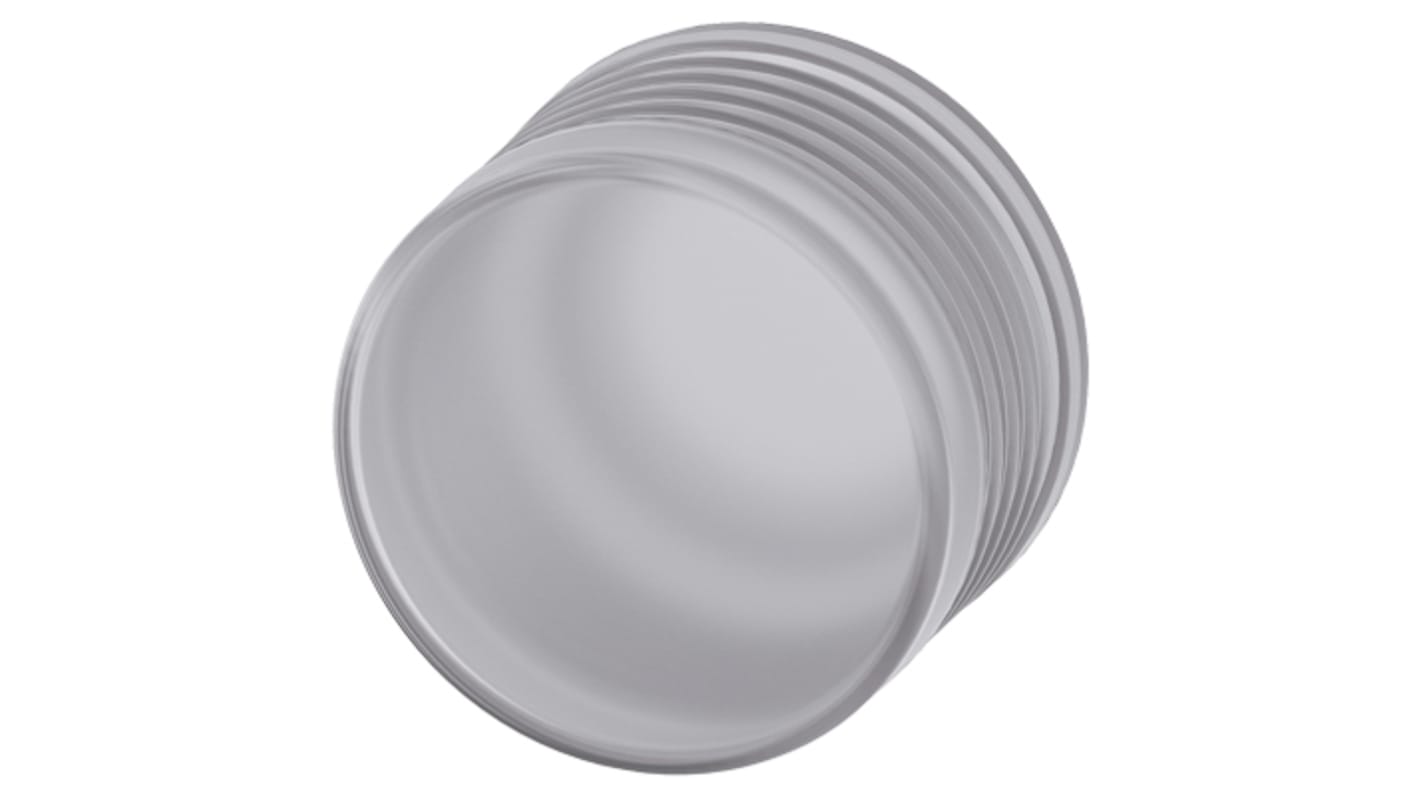 Coperchio pulsante trasparente Siemens 3SU1900-0DE70-0AA0, per pulsante a fungo, diametro 40 mm, altezza 22 mm.