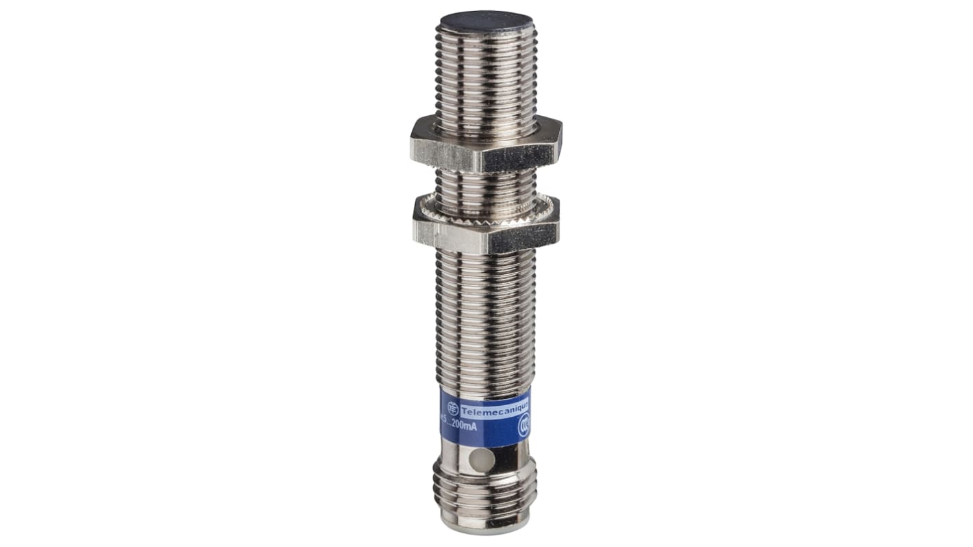 Sensore di prossimità induttivo Telemecanique XS112B3PBM12, M12 x 1, rilevamento 4 mm, PNP - Ideale per applicazioni industriali.