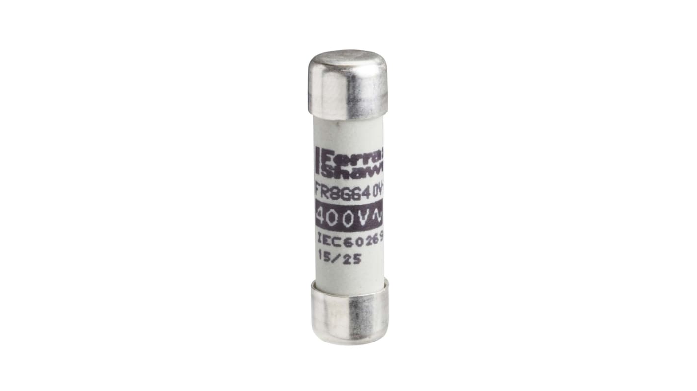 Fusibile a cartuccia Schneider Electric DF2CN16, 16A, Ø 10 x 38mm, 500V TeSys DF, LS1/GK1. Soluzione affidabile per proteggere apparecchiature industriali.