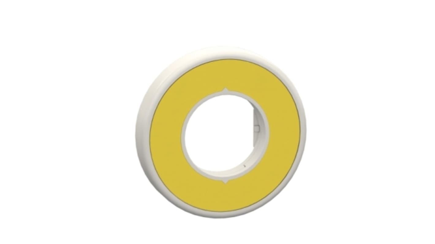 Anello legenda illuminato Schneider Electric, 24V, LED fisso bianco/rosso, compatibile con pulsante spegnimento serie Harmony.
