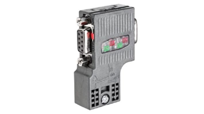 Connettore maschio Siemens 6ES7972-0BB52-0XA0 per cavo bus PROFIBUS, 12Mbit/s, resistente e sicuro.