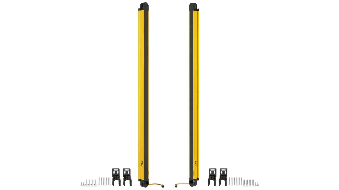 Barriera fotoelettrica Pilz 632024, serie PSEN opII3H, fascio 30mm, altezza protezione 750mm, distanza rilevamento 0.2-18m.