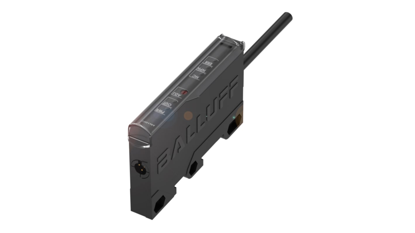 Sensore di prossimità induttivo BALLUFF BAE00KH, montaggio su guida DIN, dimensioni 10.2 mm x 75.5 mm x 44.8 mm, IP40.