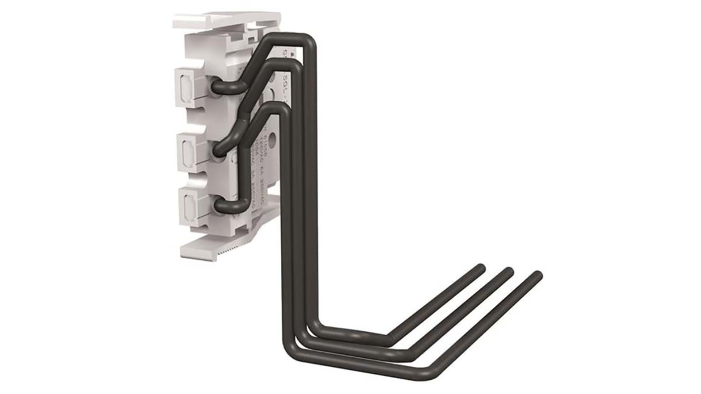 Blocco di contatti ausiliari ABB 66434, tensione nominale 250V, 3 contatti di commutazione, conforme IEC 60947-2.