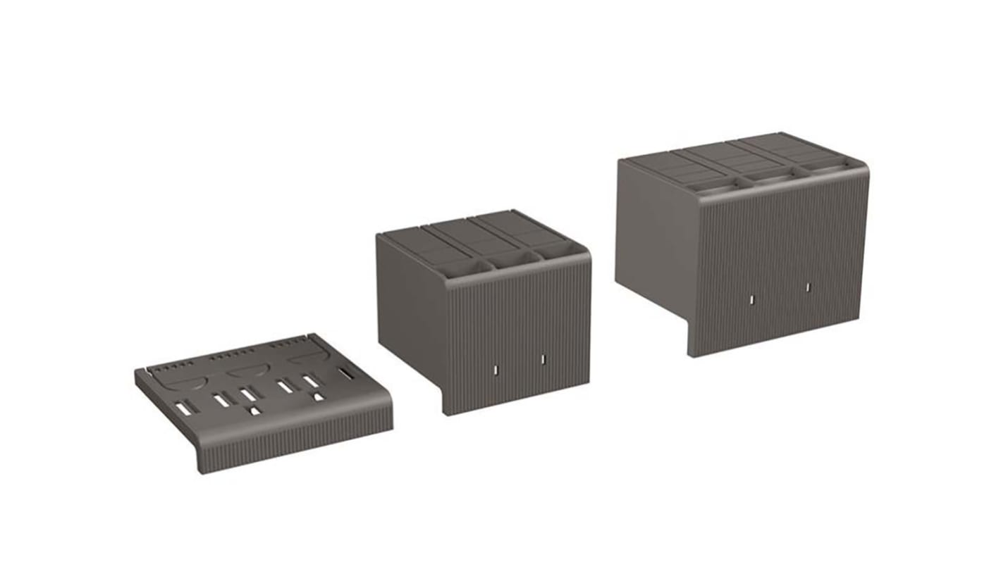 Coperchio terminale ABB SACE Tmax XT, 105mm di larghezza, 95mm di altezza, 150mm di lunghezza, conforme IEC 60947-2.