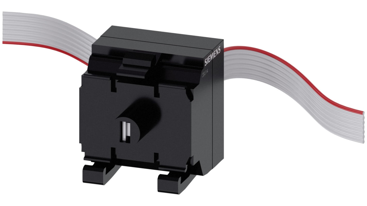 Blocco contatti Siemens 3SU1401-1ME601DA1, design robusto, montaggio snap-on, compatibile con PROFINET e AS-Interface.