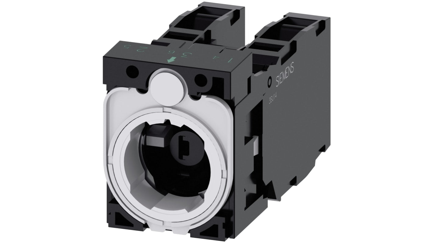 Siemens blocco contatti DPNC DPNO, 6-24 V, 2 NO + 2 NC, LED bianco, installazione snap-on, compatibile PROFINET.