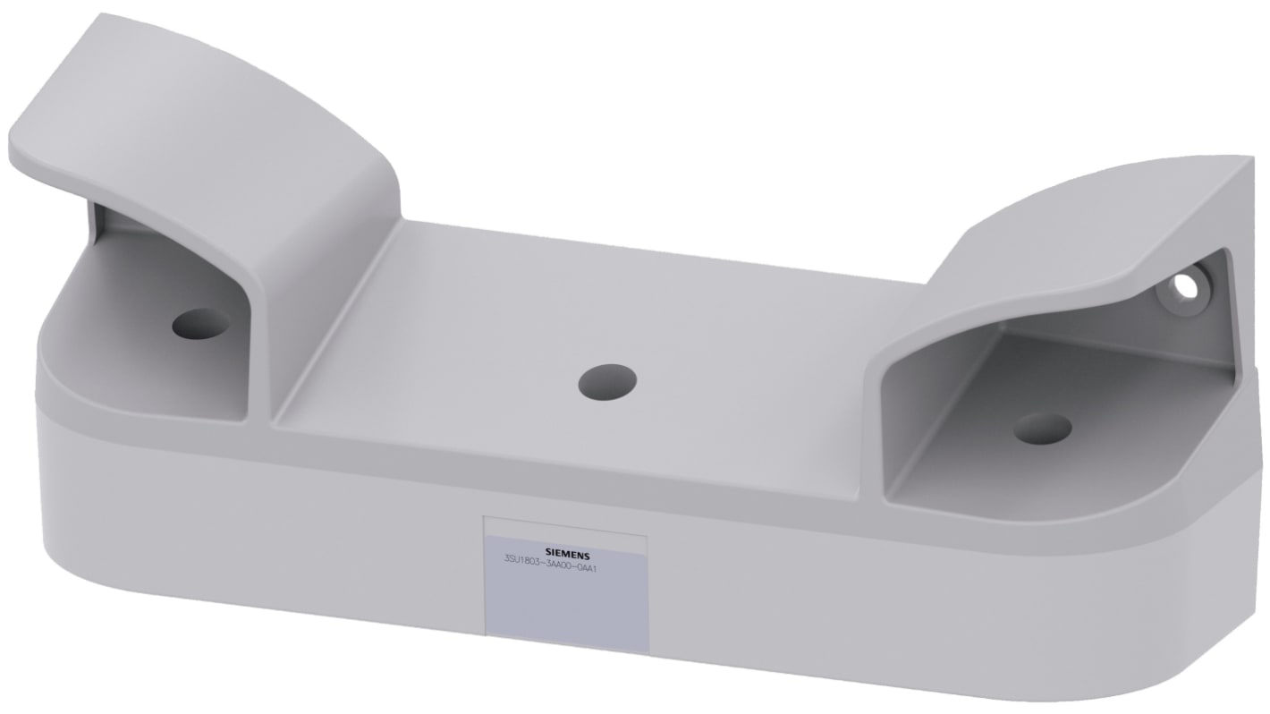 Scatola per pulsante Siemens IP66, 3 fori da 22mm, dimensioni 137.4 x 185.3 x 469.2mm, installazione snap-on.