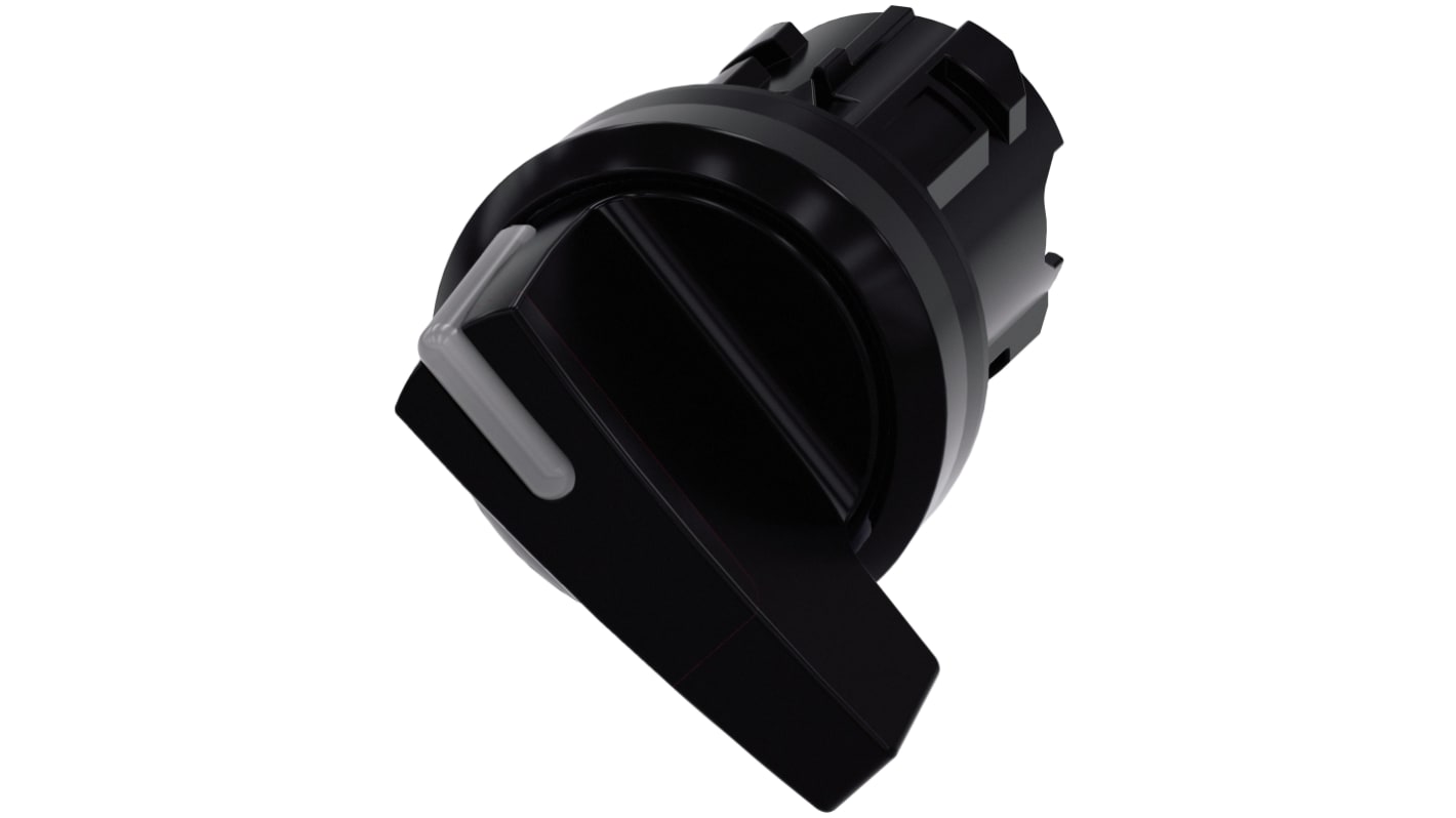 Selettore SIRIUS ACT Siemens 3SU1002-2CF10-0AA0, rotondo, 2 posizioni, IP66/IP67/IP69K, installazione snap-on.