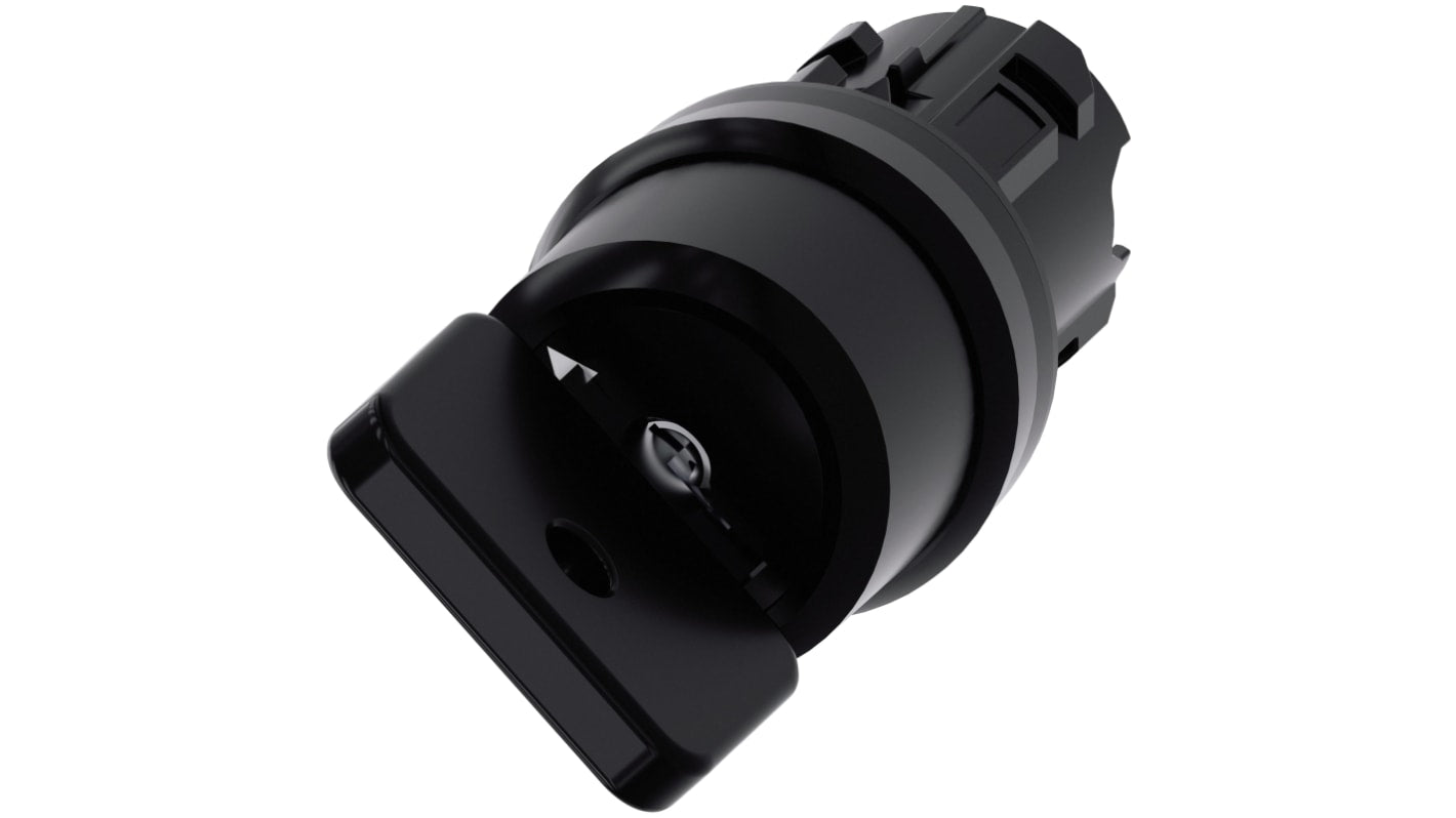 Testa selettore Siemens SIRIUS ACT, 2 posizioni, diametro 22 mm, protezione IP66/IP67/IP69K, montaggio senza attrezzi.