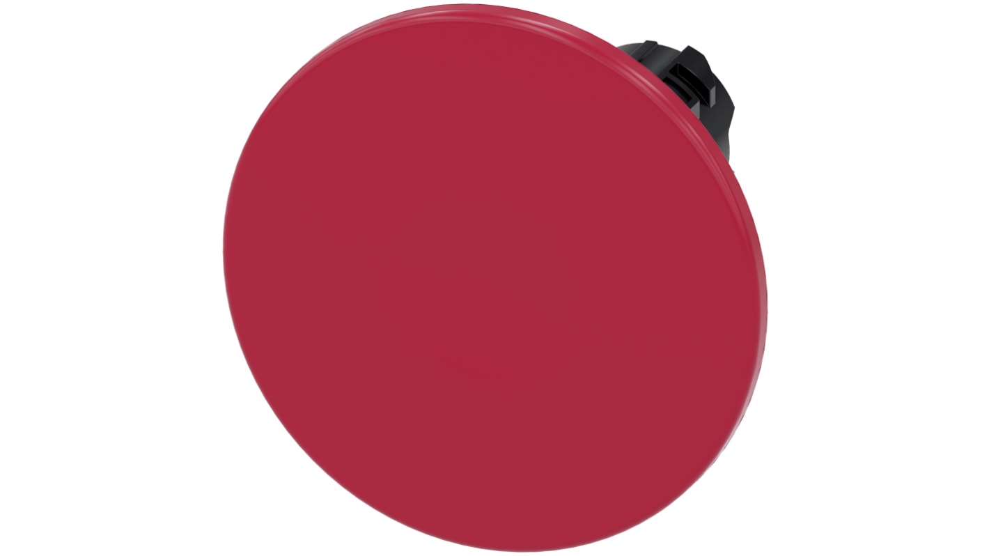 Attuatore pulsante instabile Siemens SIRIUS ACT, rotondo, 22 mm, rosso, grado di protezione IP66/IP67/IP69K, montaggio snap-on.