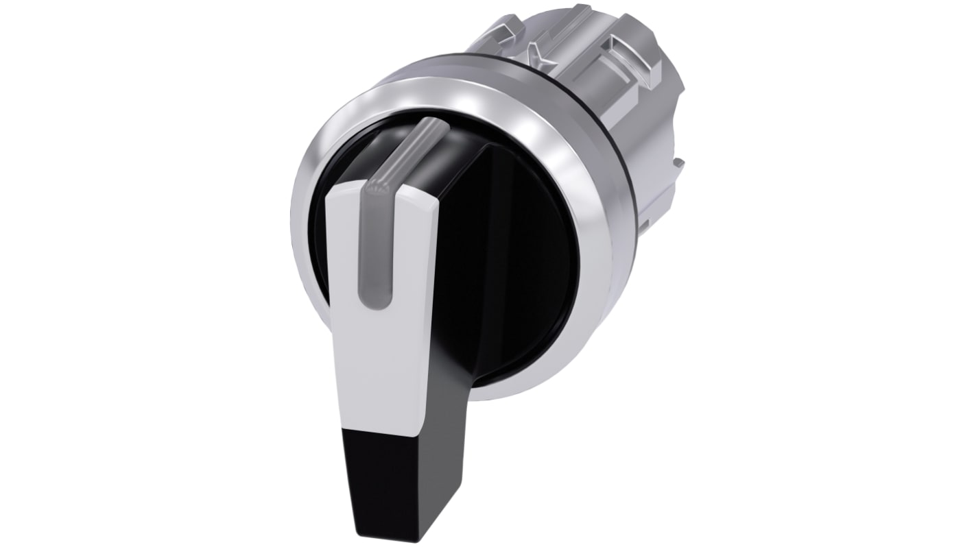 Siemens selettore SIRIUS ACT a tre posizioni, diametro foro 22mm, attivazione momentanea, illuminato, grado di protezione IP66/IP67/IP69K.