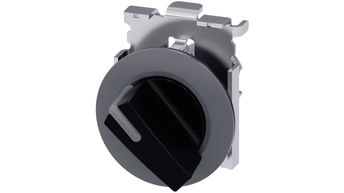 Selettore Siemens SIRIUS ACT, 2 posizioni, diametro foro 30mm, illuminato, grado di protezione IP66/IP67/IP69K.