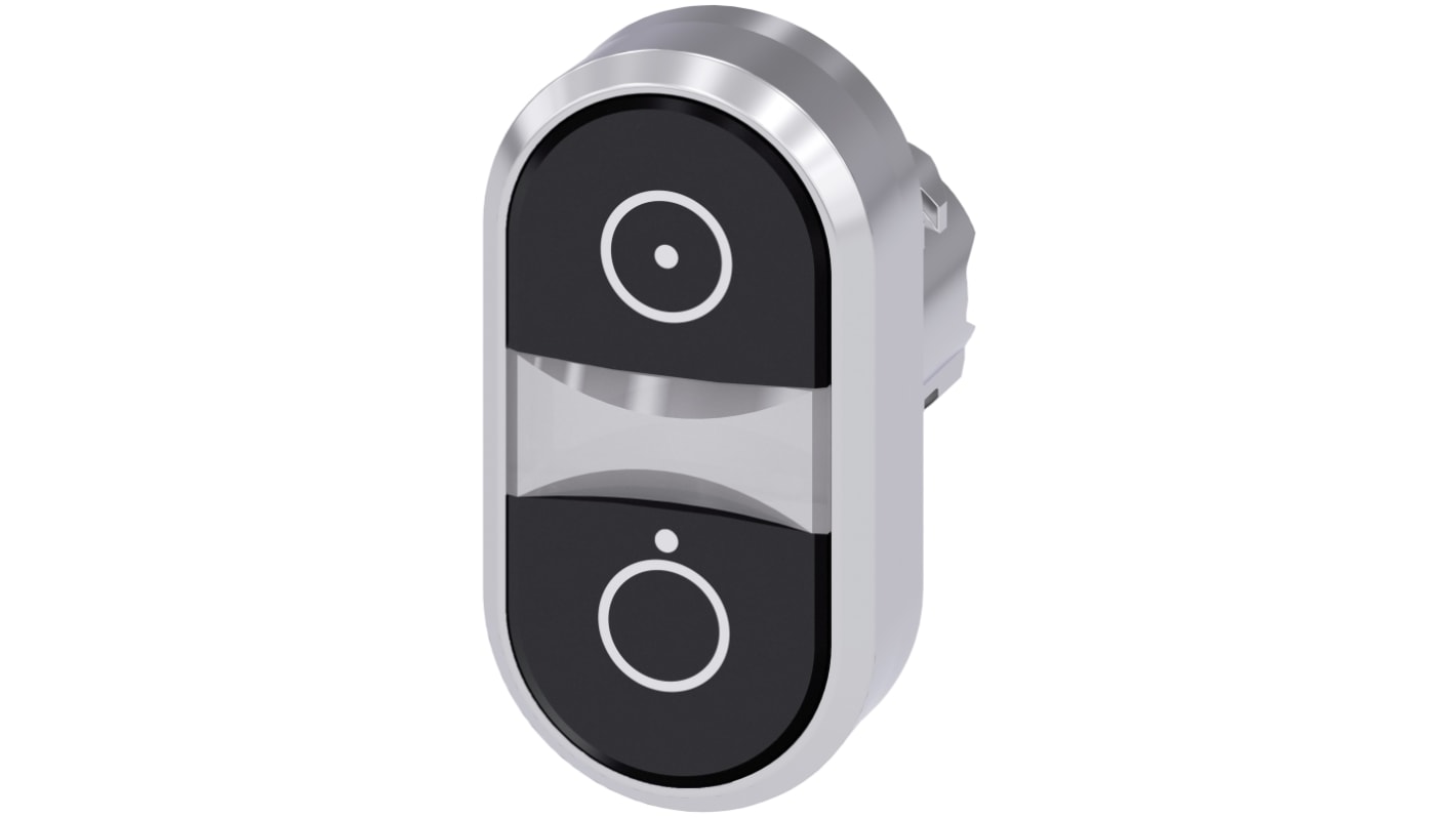 Attuatore pulsante instabile Siemens SIRIUS ACT, diametro foro 22mm, protezione IP66/IP67/IP69K, montaggio snap-on.